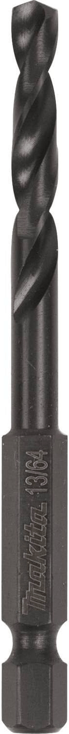 Makita A-97798 13/64" Black Oxide Drill Bit, 1/4" Hex Shank