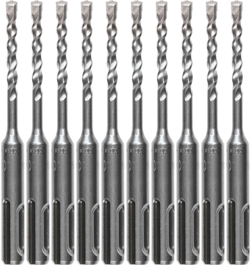 Makita B-60866 3/16" x 4" SDS-PLUS Bit, 2-Cutter, 10/pk