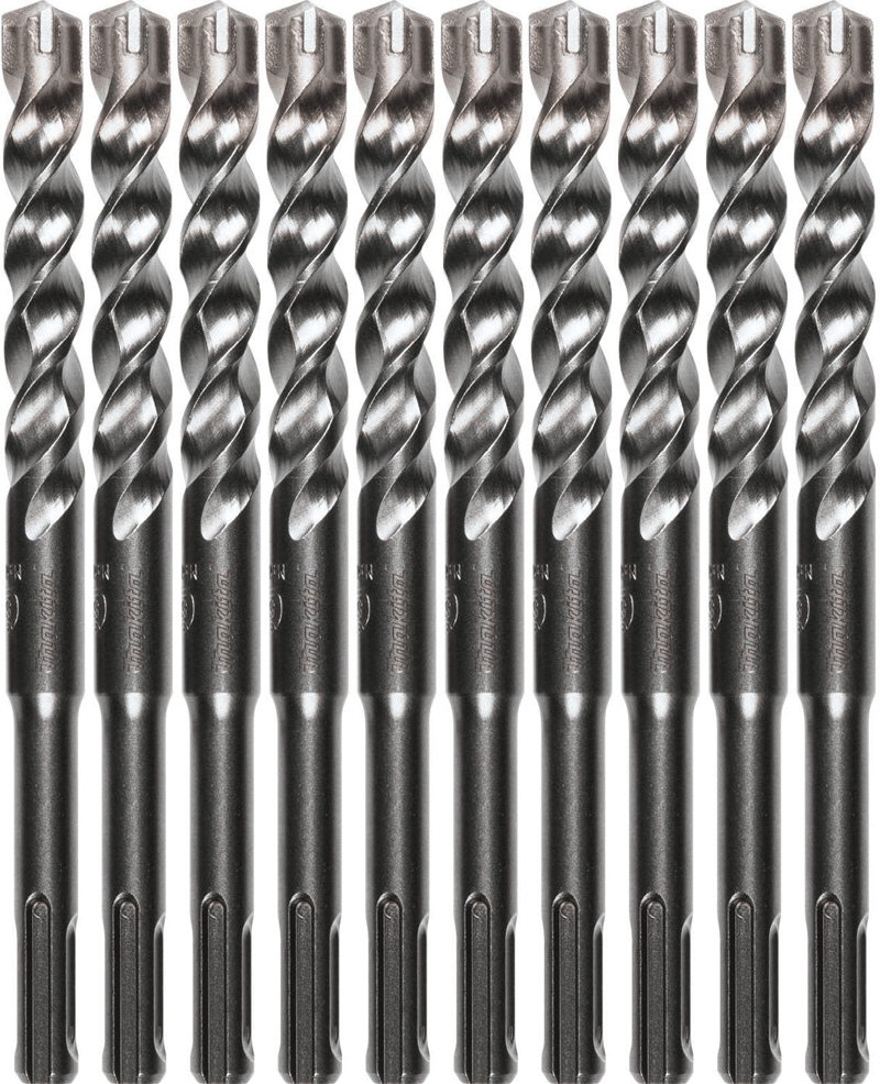 Makita B-61276 1/2" x 6" SDS-PLUS Bit, 3-Cutter, 10/pk