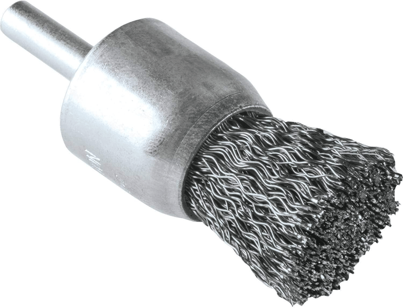 Makita B-63030 1" Crimped Wire End Brush, 1/4" Straight Shank, for Drills
