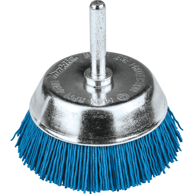 Makita D-70518 2-1/2" Nylon Cup Brush, Fine, 240 Grit
