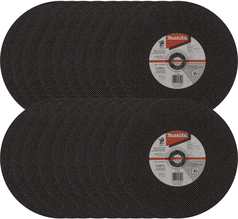 Makita E-04983-25 14" x .110" x 1" Type 1 30 Grit Thin Cut-Off Wheel for Aluminum Cutting, 25/pk