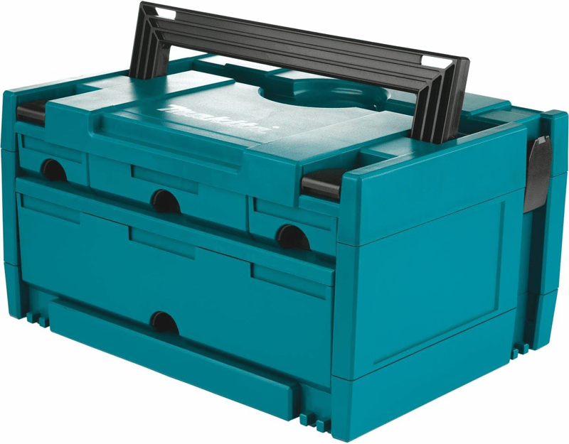 Makita P-84311 MAKPAC 4 Drawer Interlocking Case, 8-1/2" x 15-1/2" x 11-5/8"