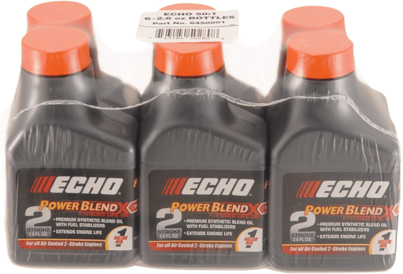Echo 6450001 Power Blend 2 Cycle 2.6oz 1 Gal Mix Six Pack