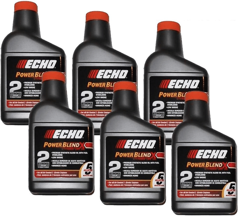 Echo 6450005 Power Blend 2 Cycle 12.8oz 5 Gallon Mix Six Pack