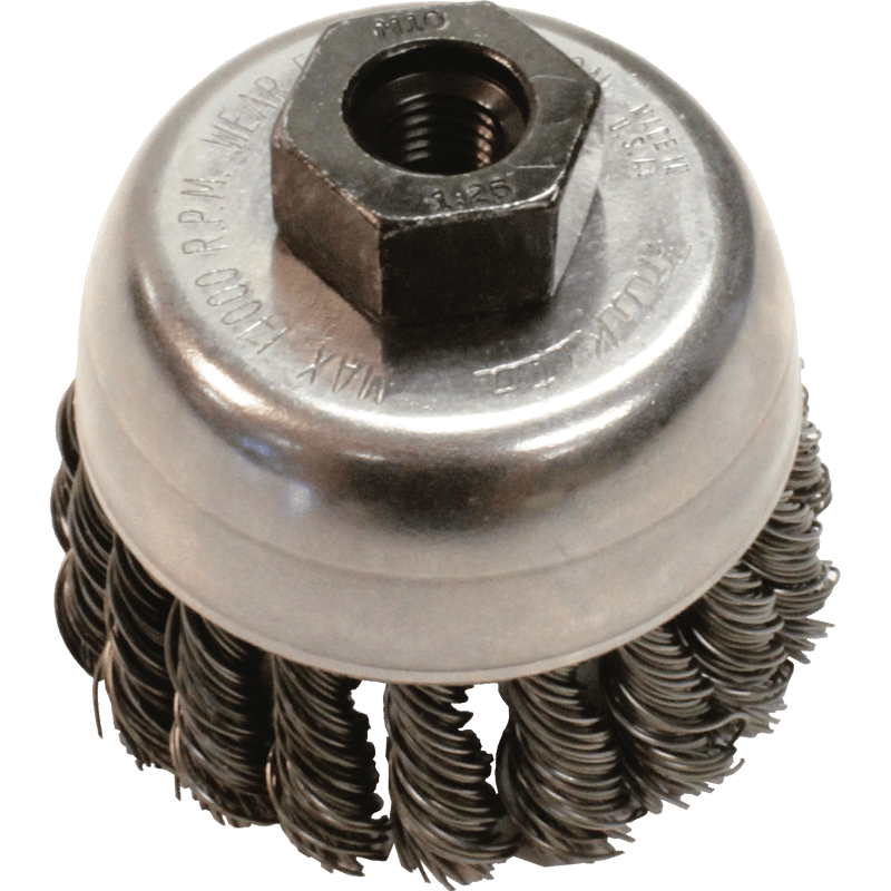 Makita 743201-5A 2-3/4" Knot Wire Cup Brush, M10 x 1.25