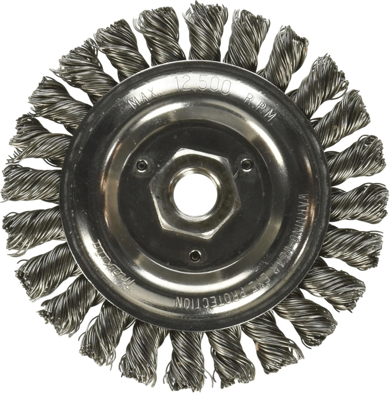 Makita 743217-A 5" Knot Cable Twist Wire Wheel, 5/8"-11