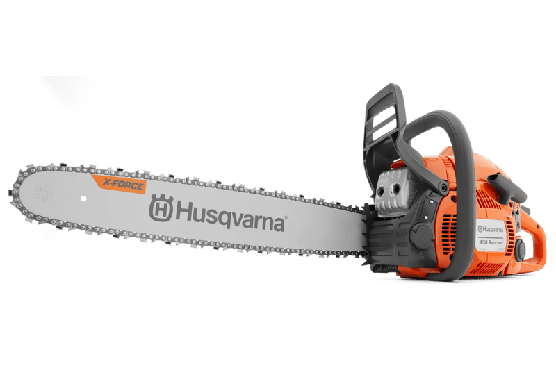 Husqvarna 970613128 450 Rancher 18" 50.2cc Gas Chainsaw W/ Powerbox