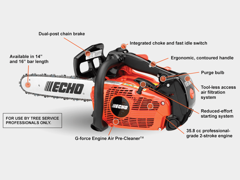 Echo CS-355T-14 (C) TOP HANDLE SAW 35.8 CC 14" BAR