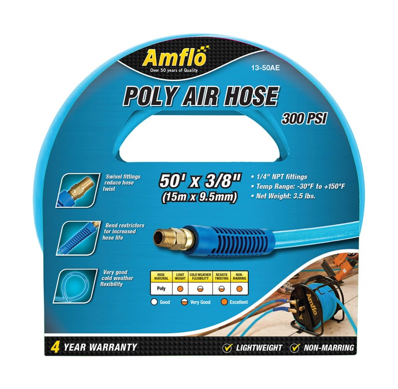 Amflo AMFL1350AE Poly Air Hose 3/8X50