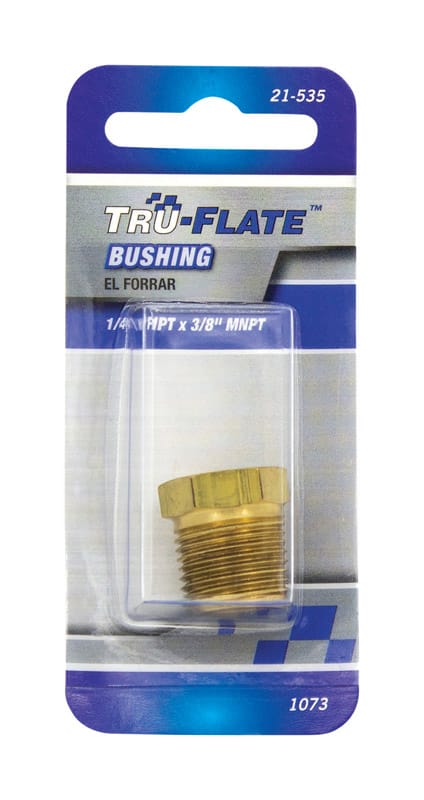 Tru-Flate TRFL21535 Bushing 1/4"F X 3/8"M