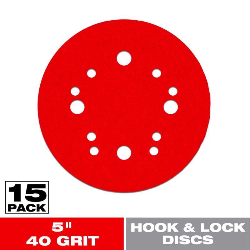Diablo DCD050040H15G Hook&Lock Disc 5"40G 15P