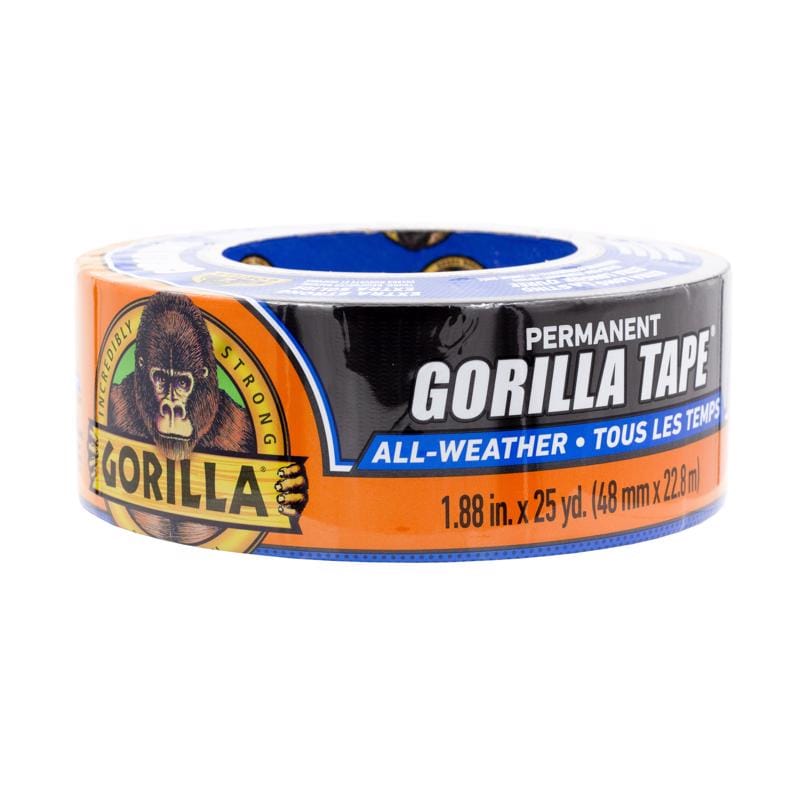 Gorilla Glue 6009002 Tape Black 25Yd