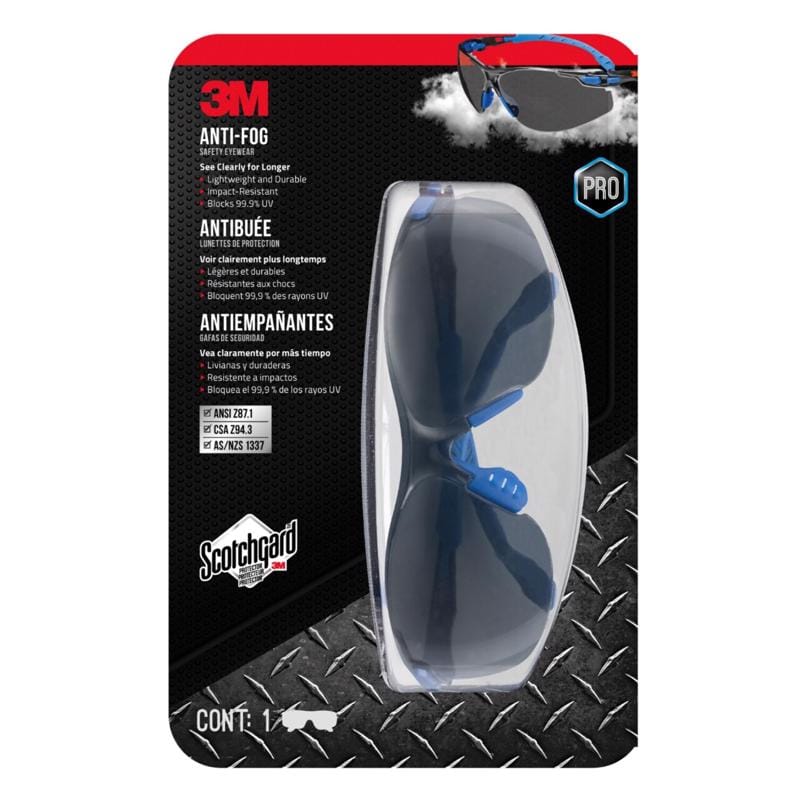 3M 47211H1-VDC Scotchgrd Glsses Blk/Blu