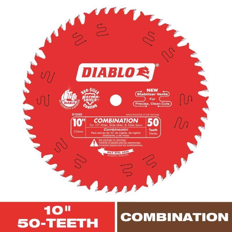 Diablo D1050X Diab Saw Bld 10"X50T