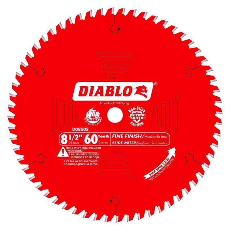 Diablo D0860S Saw Blade 8-1/2""60T Diab