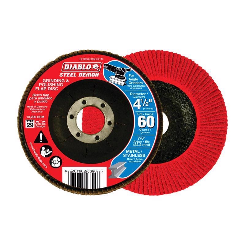 Diablo DCX045060N01F Flap Disc 4-1/2" 60G