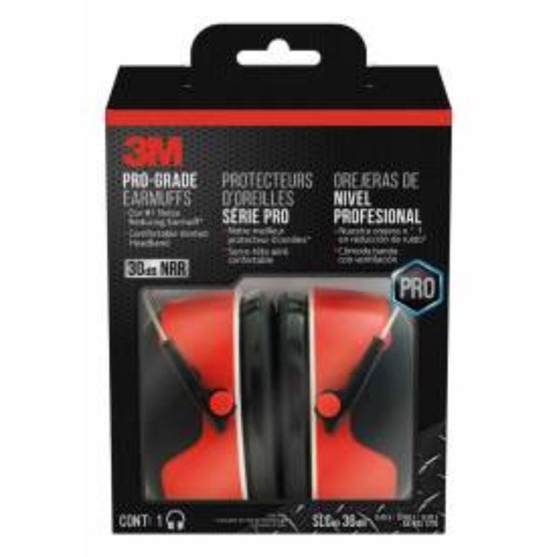 3M 90565-4DC-PS 3M Pro-Grade 30 dB Steel Earmuffs Mulit-