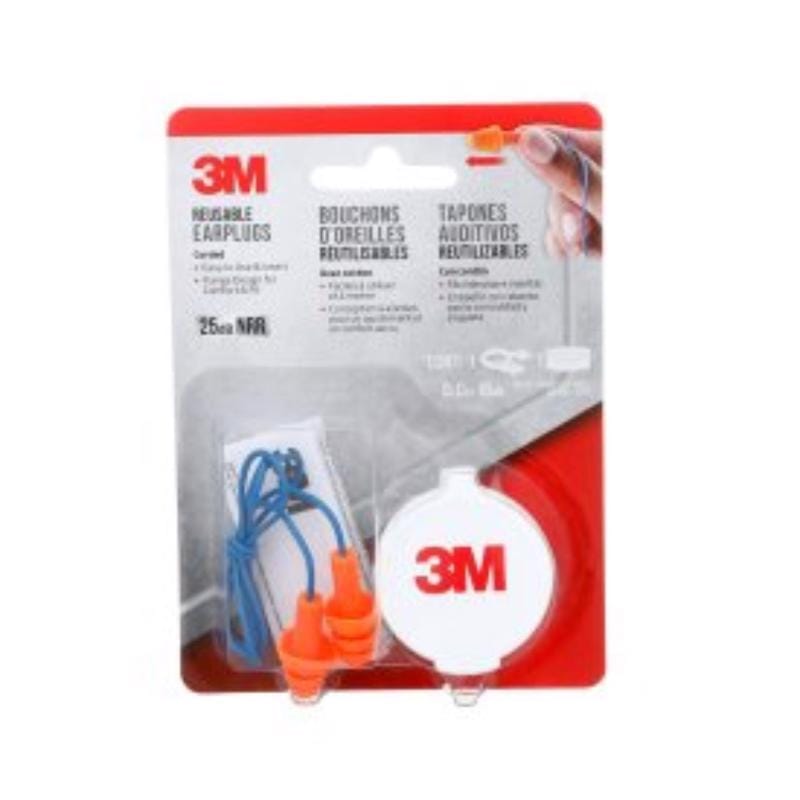 3M 90586H1-DC 3M 25 dB PVC Earplugs Blue/Orange 1 pk