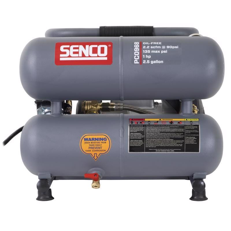 Senco PC0968 Air Compressr-Twin 2.5Gl