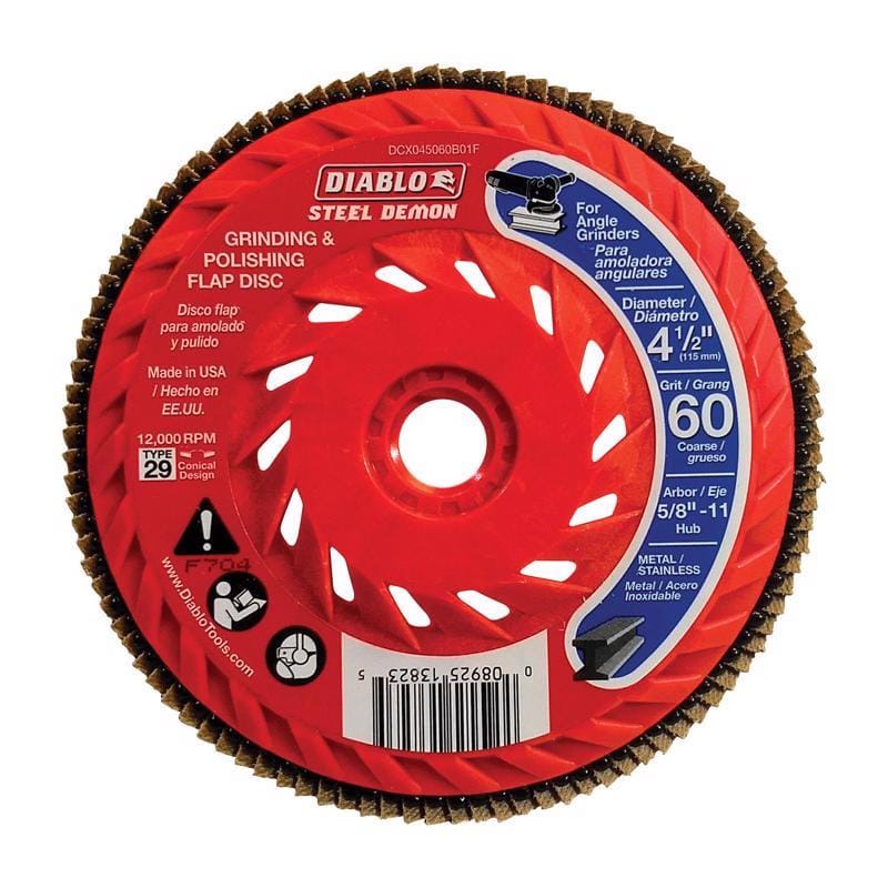 Diablo DCX045060B01F Speed Hub Flap Disc 60G