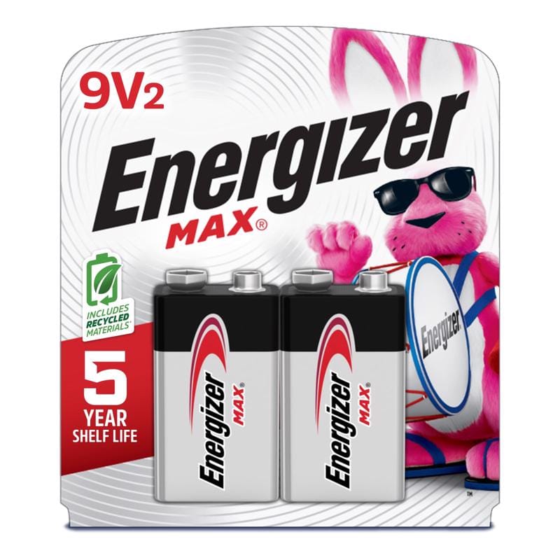 Energizer 522BP-2 Battery Alk 9V-2Cd