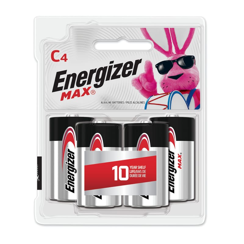Energizer E93BP-4 Battery C Alka 4/Cd