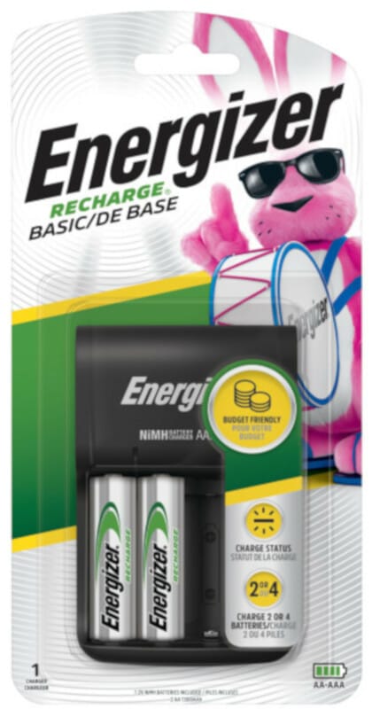 Energizer CHVCWB-2 Battery Charger 2Aa/Aaa