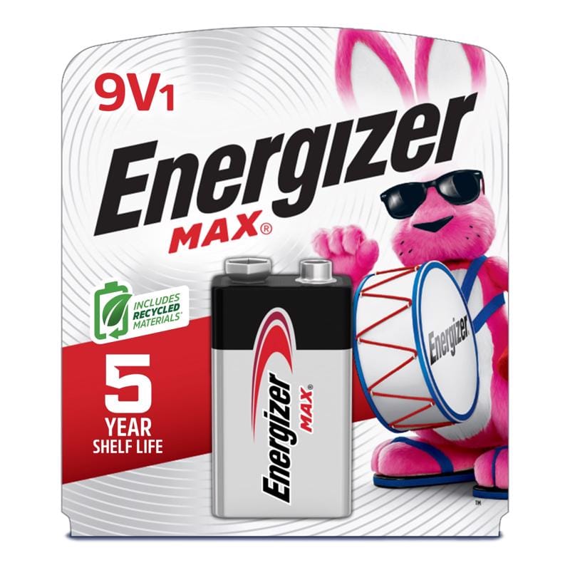 Energizer 522BP Battery Alka 9V-1 Pack