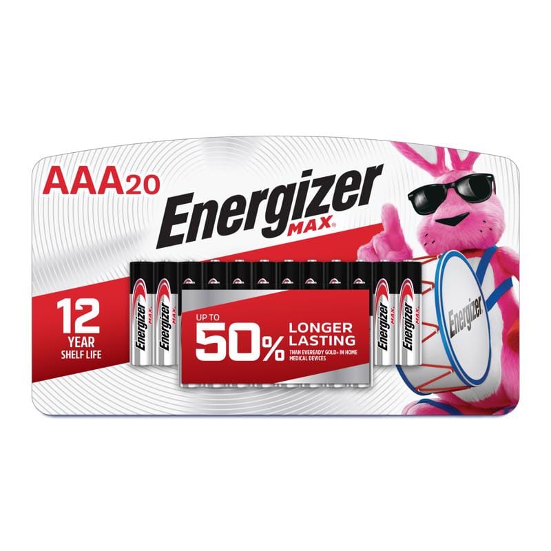 Energizer E92LP-20 Battery Alkln Aaa 20Pk