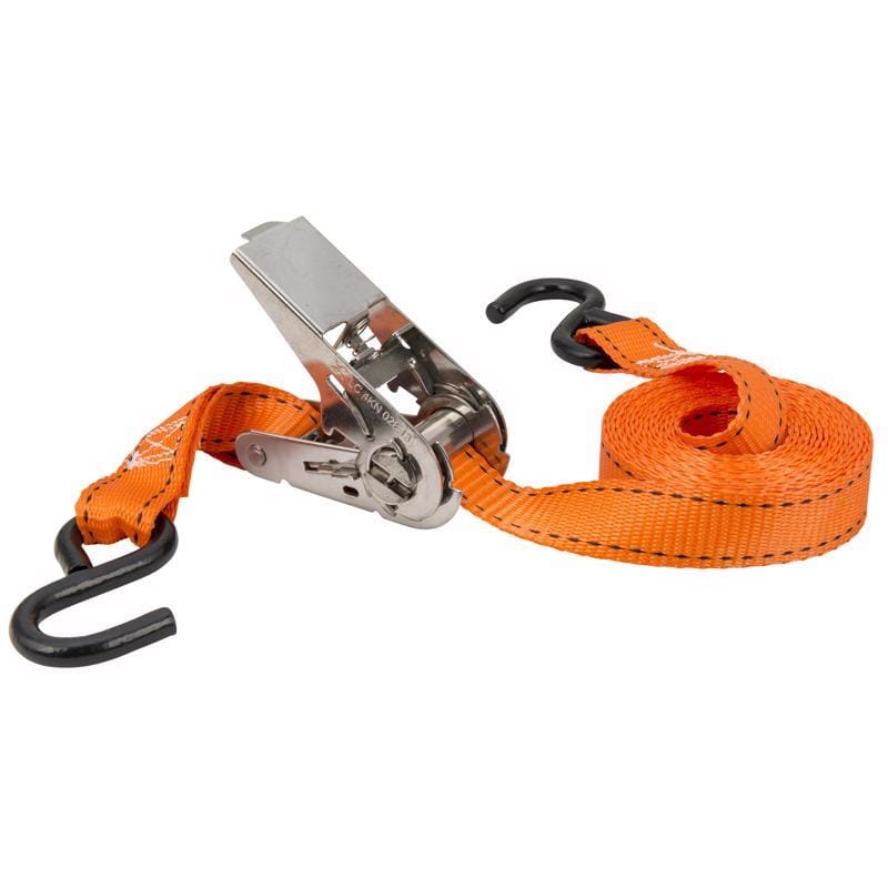 Keepr 05508-V Ratchet Tie Downs 10'X300Lbs 4-Pack Oran
