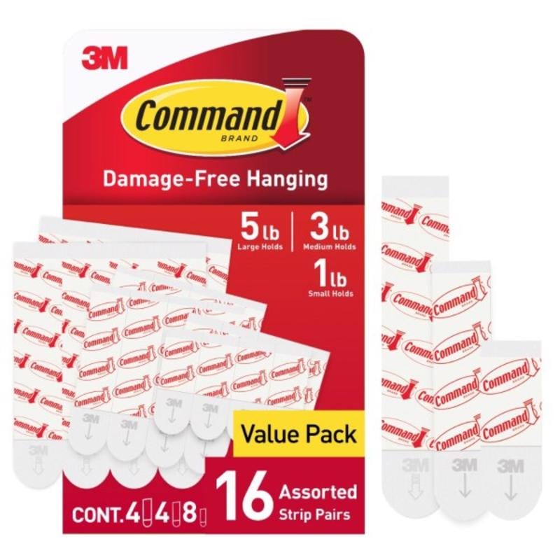 3M 17200-16ESF REPLACEMENT STRIPS COMMAND