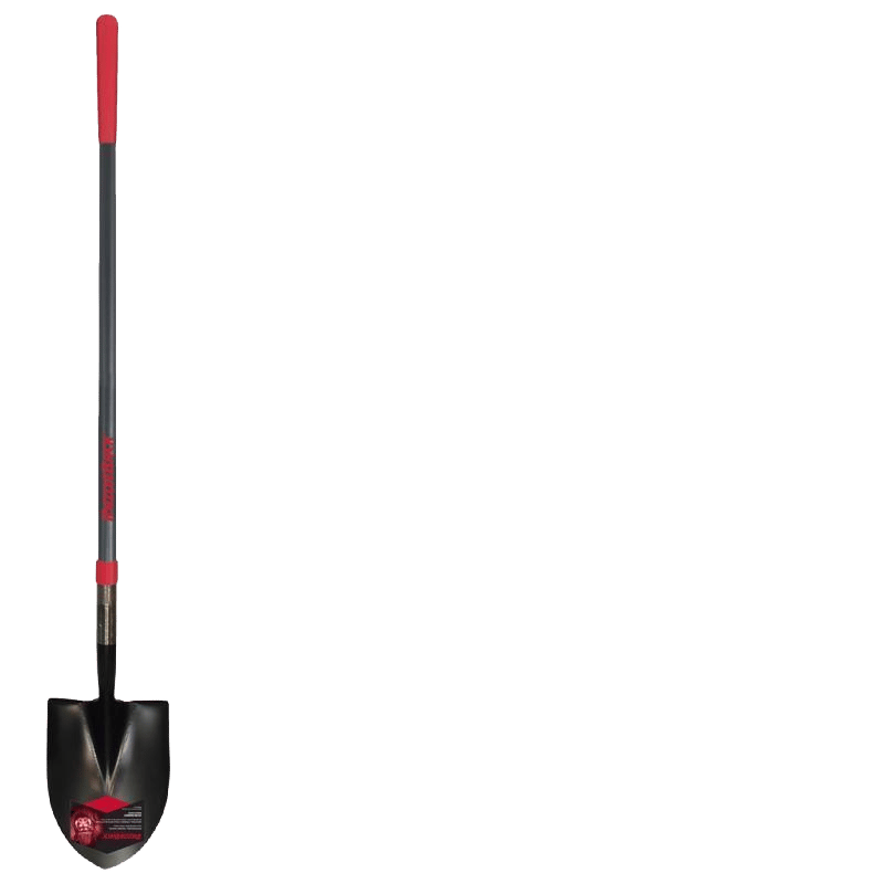 Razor-Back 45000 59.25 in. Steel Round Digging Shovel Fiberglass Handle