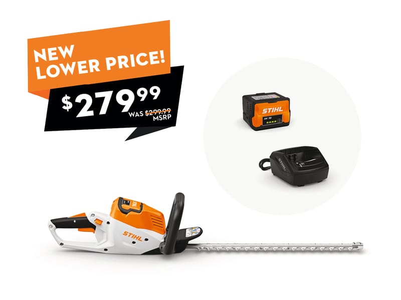 Stihl 4521 011 3571 US HSA 50 Set w/battery & charger