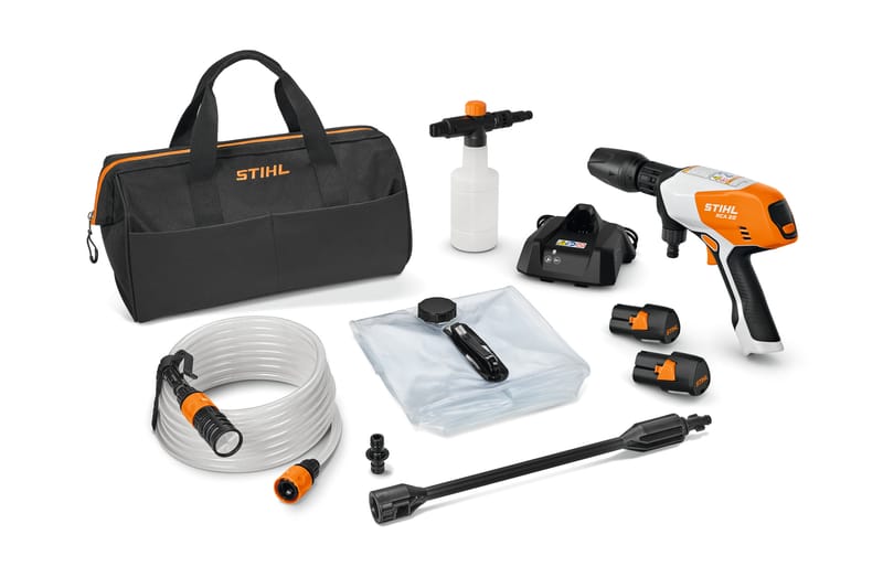 Stihl RA02 011 7611 US RCA 20 Battery Handheld Pressure Washer Set w/batteries & charger