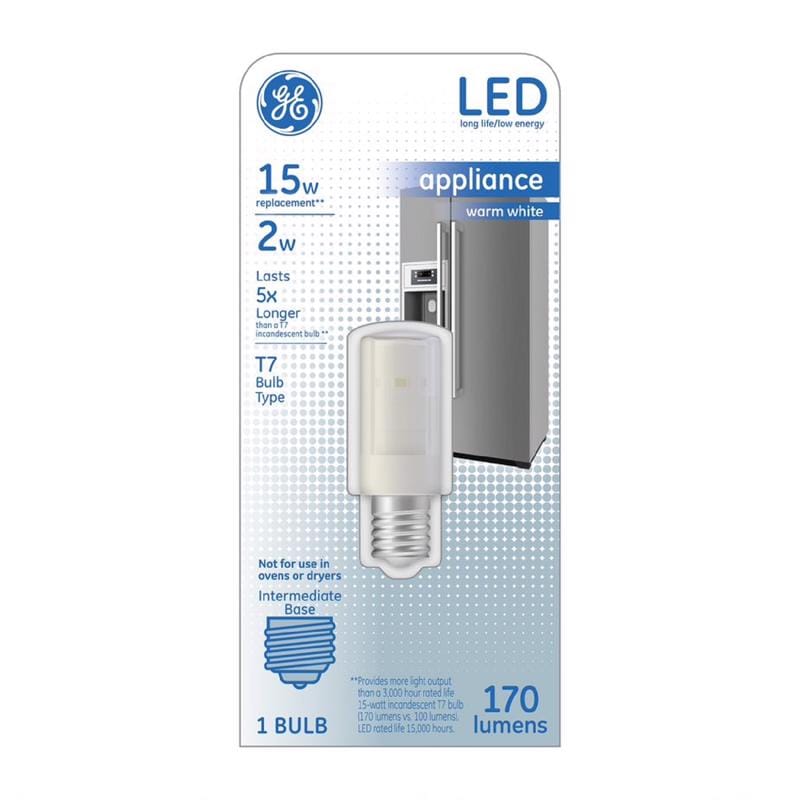Ge 29039 T7 E17 (Intermediate) LED Bulb Warm White 15 Watt Equivalence 1 pk