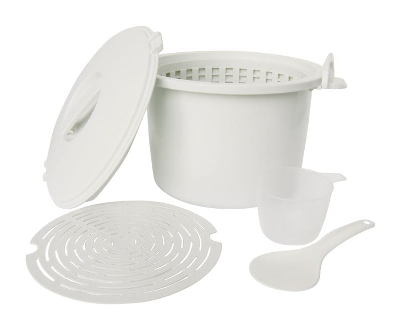 Bene Casa BC-14840 White Plastic Steamer 12 cups