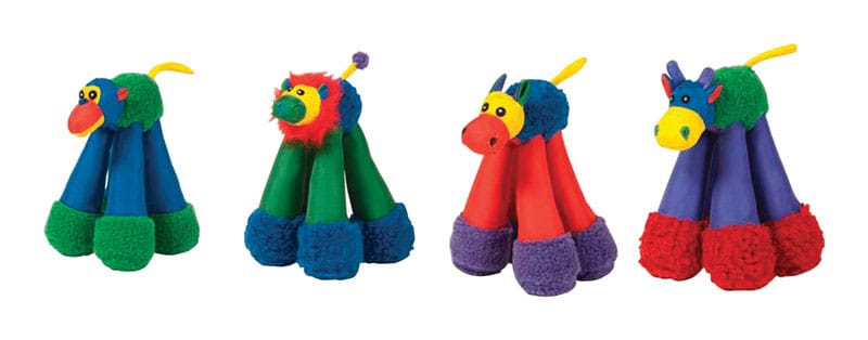 Chomper PLDLL1999M For Dog Assorted Nylon Doggy Long Leg Dog Toy Large 1 pk
