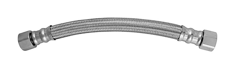 Plumb Pak PP888-3LF 3/4 in. FIP in. X 3/4 in. D FIP 18 in. Stainless Steel Water Heater Supply Connector