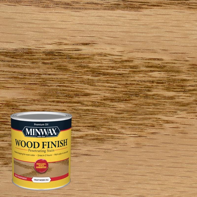 Minwax 70010444 Wood Finish Semi-Transparent Fruitwood Oil-Based Penetrating Wood Stain 1 qt