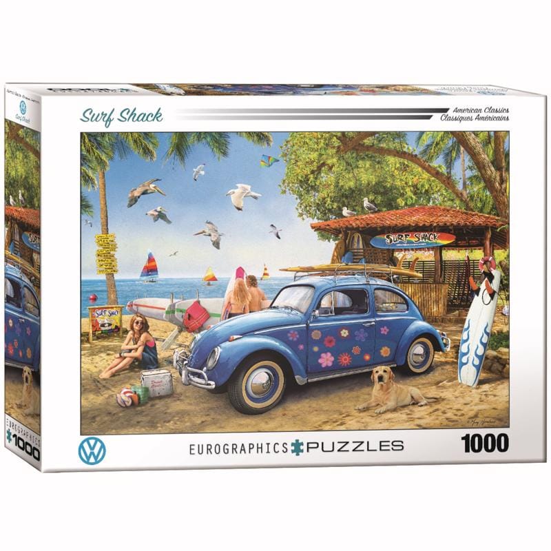 Eurographics 6000-5683 VW Surf Shack Puzzles Multicolored 1000 pc
