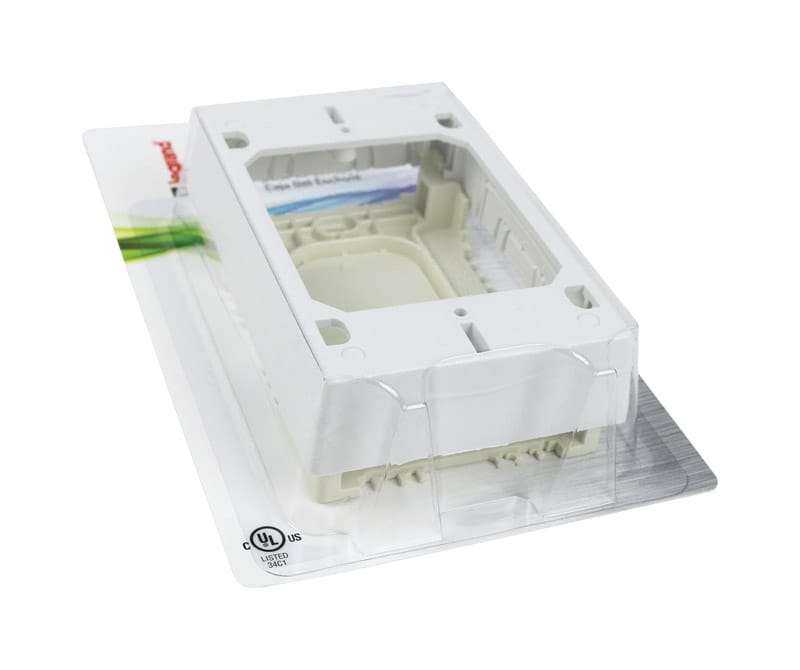 Legrand NMW2 Rectangle PVC 1 gang Electrical Box White