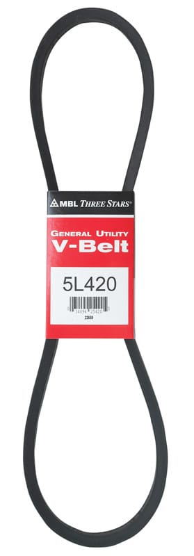 Mitsuboshi 5L420A FHP General Utility V-Belt 0.63 in. W X 42 in. L For Fractional Horsepower Motors