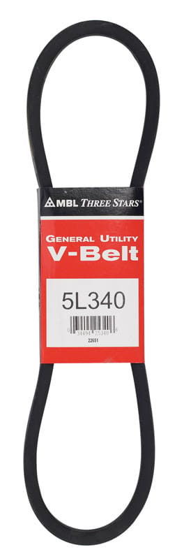 Mitsuboshi 5L340A FHP General Utility V-Belt 0.63 in. W X 34 in. L For Fractional Horsepower Motors