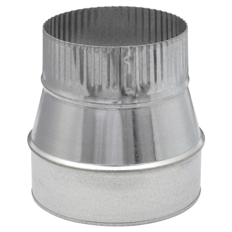 Imperial GV1750 7 in. D X 5 in. D Galvanized Steel Furnace Pipe Reducer