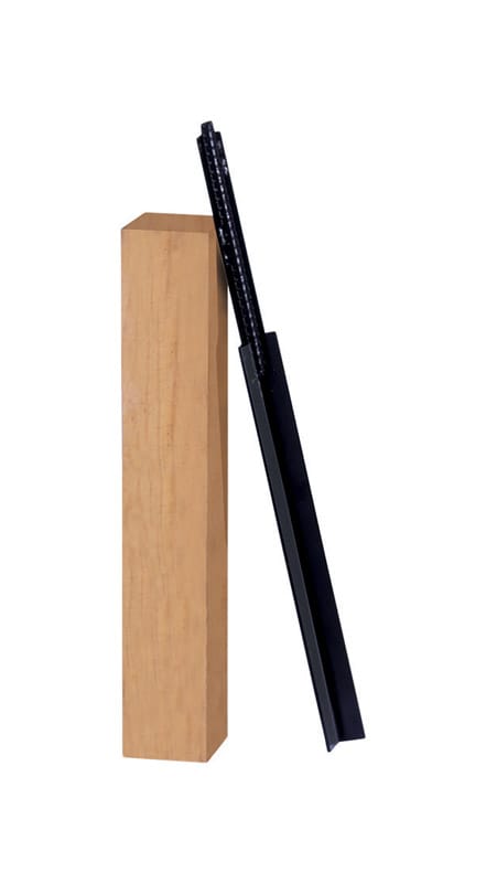 Architectural Mailboxes APK000AM 23 in. Natural Black Pine Mailbox Post Anchor Kit