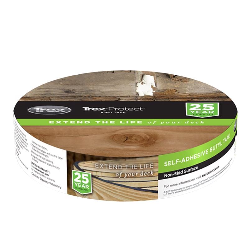 Trex Protect TP0033 1.58 in. W X 50 ft. L Rubber Butyl Deck Tape Black
