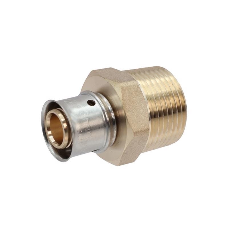 SharkBite UCP116Z PEX Press 1/2 in. Press each X 3/4 in. D MNPT each Brass Male Adapter