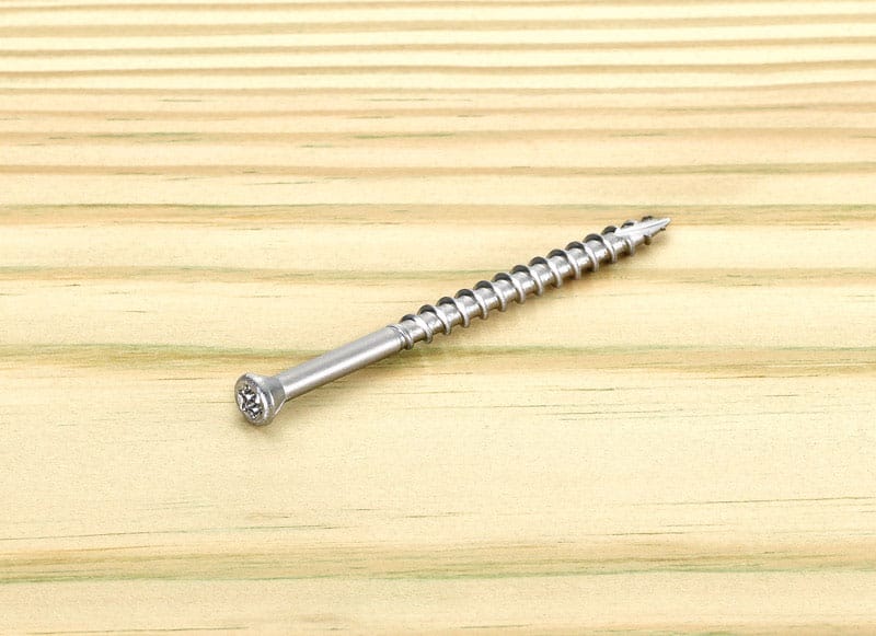 Starborn STXF08300 Deckfast No. 8 X 3 in. L Silver Star Trim Head Deck Screws 250 pk