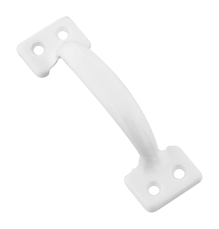National Hardware N248-484 4 in. L White Steel Universal Sash Lift Handle 1 pk